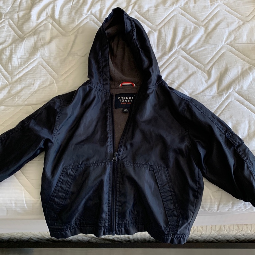 French Toast -Kids Navy Windbreaker
